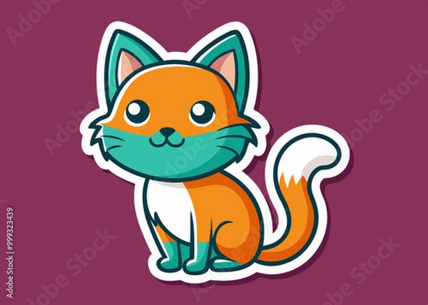 Fototapeta Sticker Pack. Collection of trendy pins. Set of cool patches vector design. Abstract retro badges.