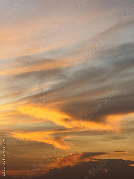 Obraz sunset in the sky