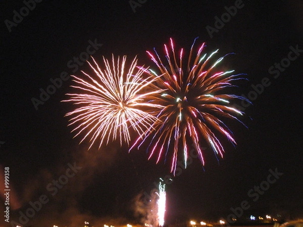Obraz feux d'artifice flamboyant