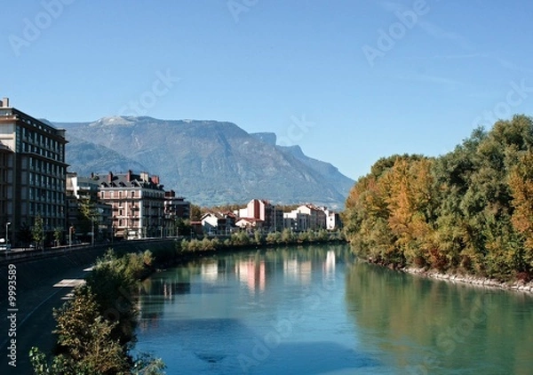 Obraz L'Isère à Grenoble