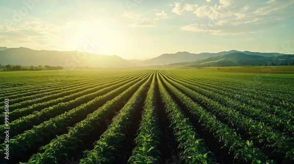 Obraz Optimizing Agriculture with Precision Irrigation: A Visualization of Real-Time Data Integration for Enhanced Water Use, Crop Quality, and International Export Potential