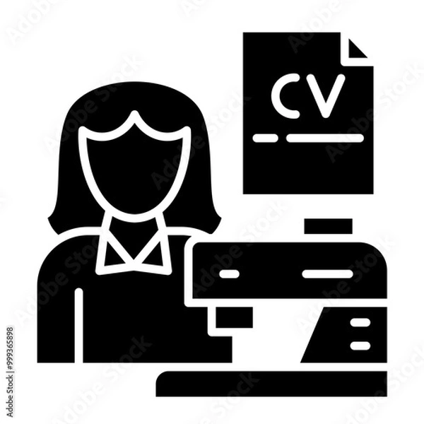 Fototapeta Tailoring Icon