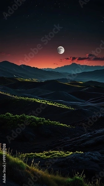 Fototapeta Super AMOLED Display Dark Black 4K Wallpaper HighResolution Background Image 9x16