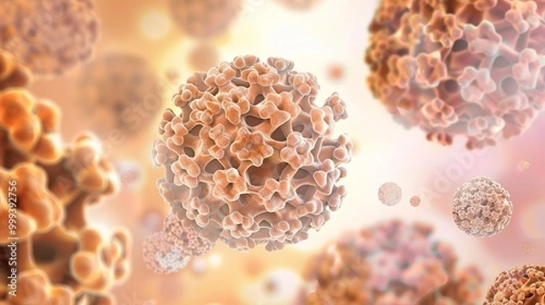 Fototapeta Understanding Polycystic: A Complex Health Condition. Explore the Challenges and Solutions