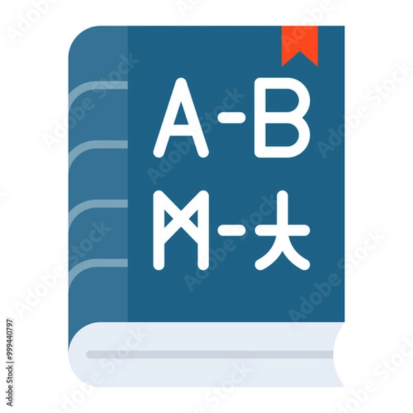 Fototapeta Dictionary Icon