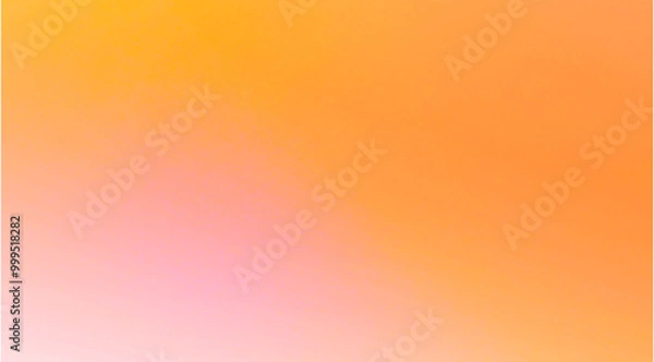 Fototapeta Abstract gradient pastel pink orange hot yellow dessert sun hue soft colour transition luxury decorative background texture 