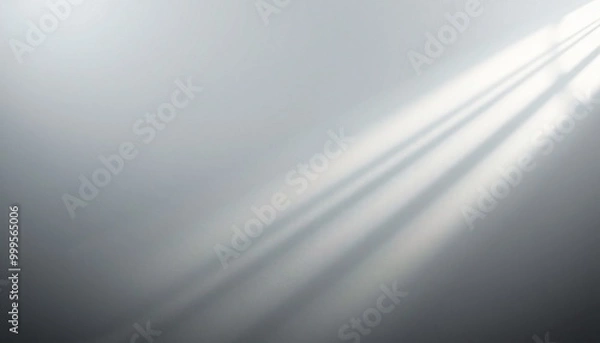 Fototapeta Light rays illuminating a white textured background.