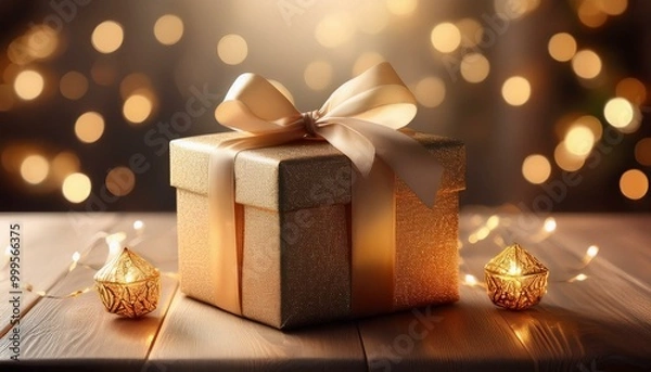 Fototapeta Gift exchanges full of warmth and love.  