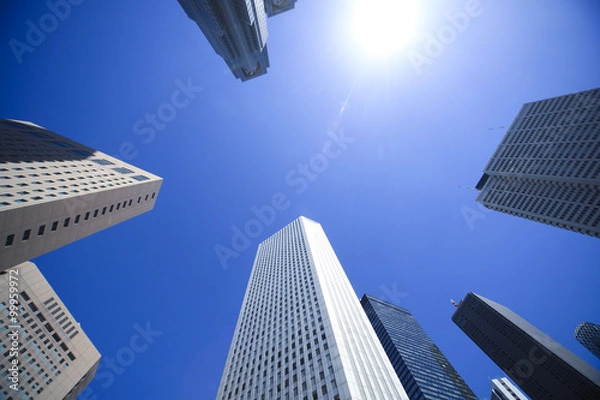 Fototapeta 新宿高層ビル