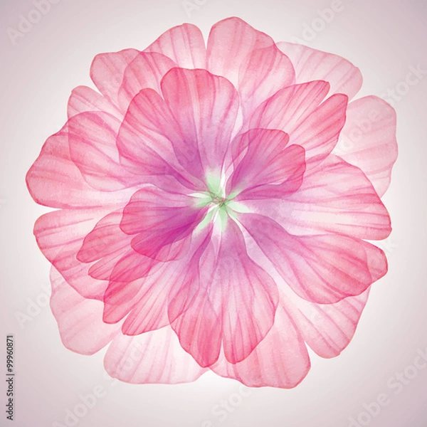 Fototapeta Vectorized watercolor drawing.