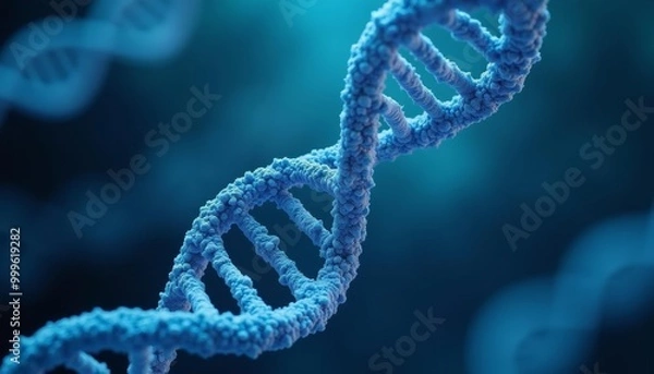 Fototapeta  Exploring the blueprint of life  DNA double helix