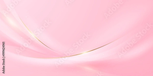 Obraz pink background design With luxurious effect elements Vector illustration