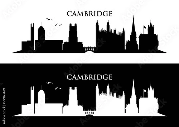 Obraz Cambridge UK skyline