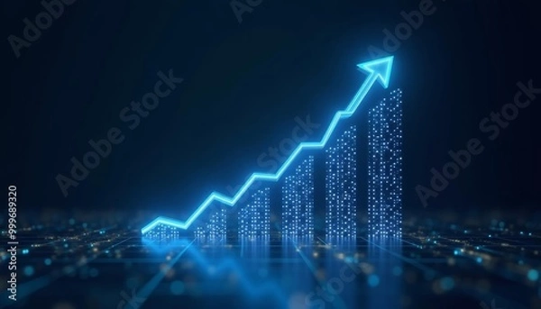Obraz  Growth and Success  A Digital Ascent