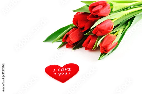 Obraz Tulips with love