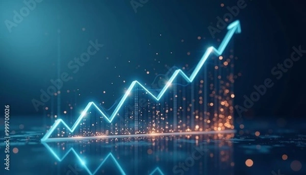 Obraz  Soaring Success  A Meteoric Rise