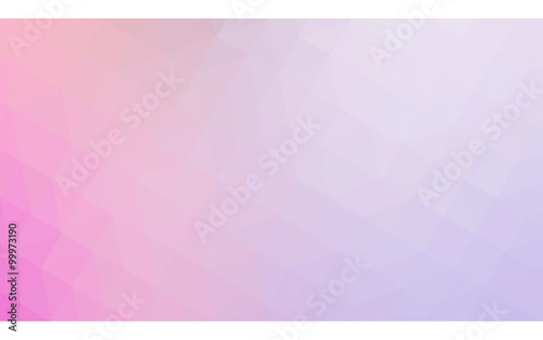Fototapeta Multicolor purple, pink polygonal design illustration, which consist of triangles and gradient in origami style.