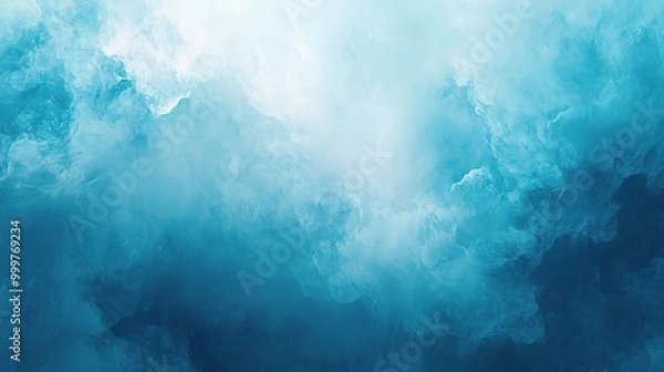 Fototapeta Soft Blue Abstract Background for Creative Projects