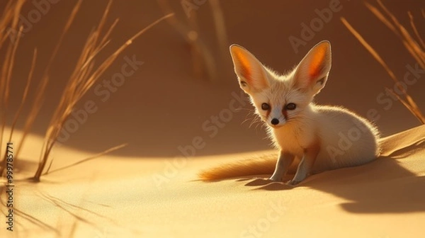 Obraz Asset Fennec Fox in Desert