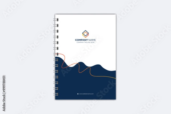 Fototapeta Professional modern creative notebook cover template