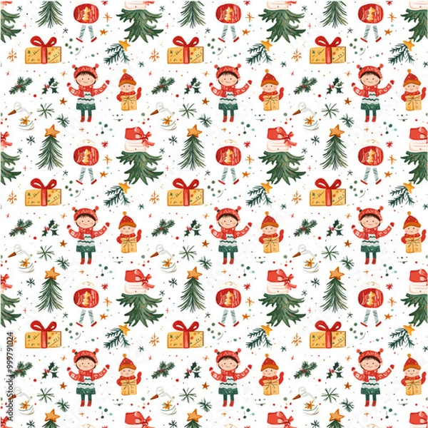 Obraz christmas pattern