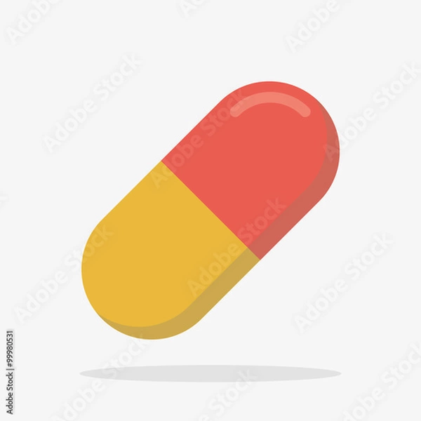 Obraz Pill Icon in Vector