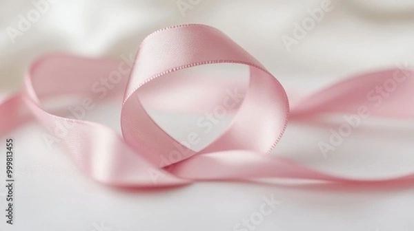 Fototapeta Soft Pink Ribbon