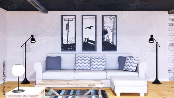 Fototapeta リビングルーム