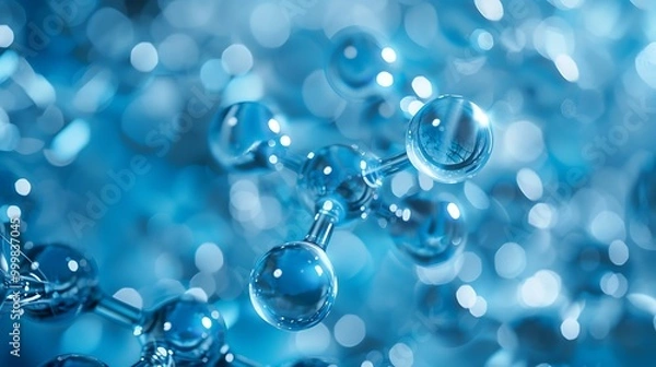 Fototapeta Nanotechnology research commercialization meeting: Scientists and business leaders discuss the commercialization of nanotechnology breakthroughs, aiming to bring these revolutionary innovations 