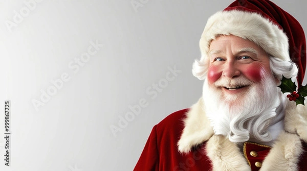 Obraz Santa Claus on a Uniform Background