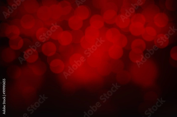 Obraz Red Bokeh Background