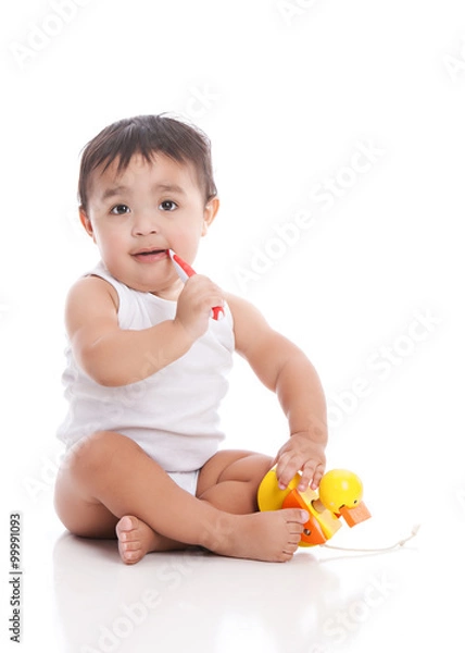 Fototapeta Brushing Teeth.