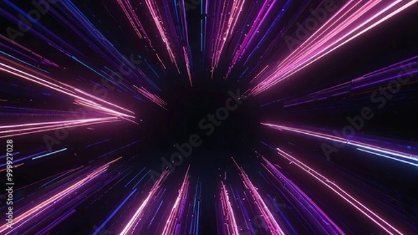 Obraz abstract purple explosion