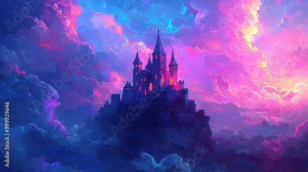Fototapeta Vector fantasy background