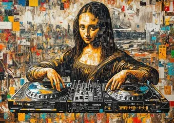 Obraz Muzyczna Mona Lisa: Renesans Spotyka Nowoczesność