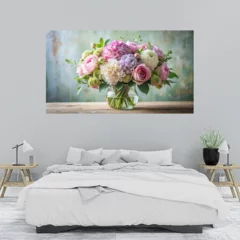 Obraz na płótnie w sypialni