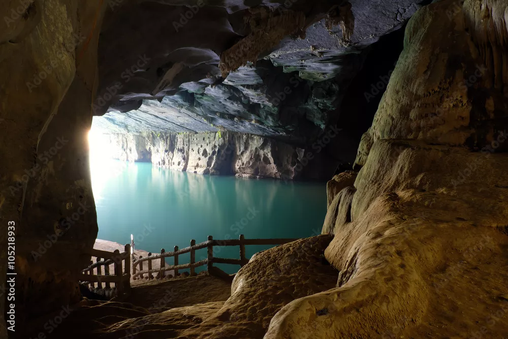 Fototapeta Phong Nha, jaskinia Ke Bang, światowe dziedzictwo, Wietnam