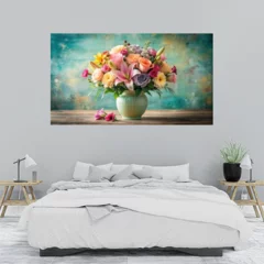 Obraz na płótnie w sypialni