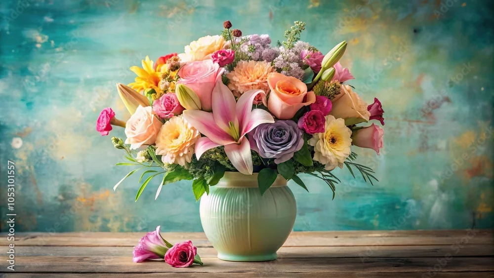 Obraz Kolorowa Symfonia Kwiatów