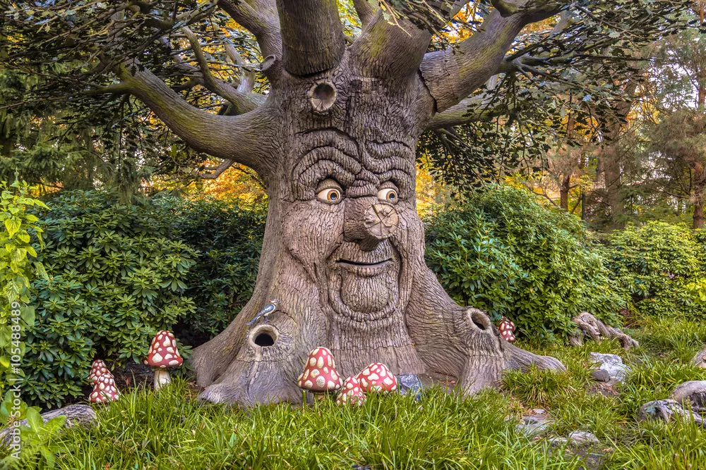 Fototapeta Magiczne Drzewo w Bajkowej Krainie