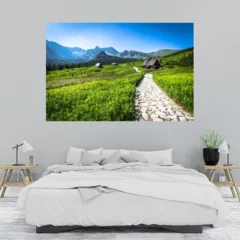 Obraz na płótnie w sypialni