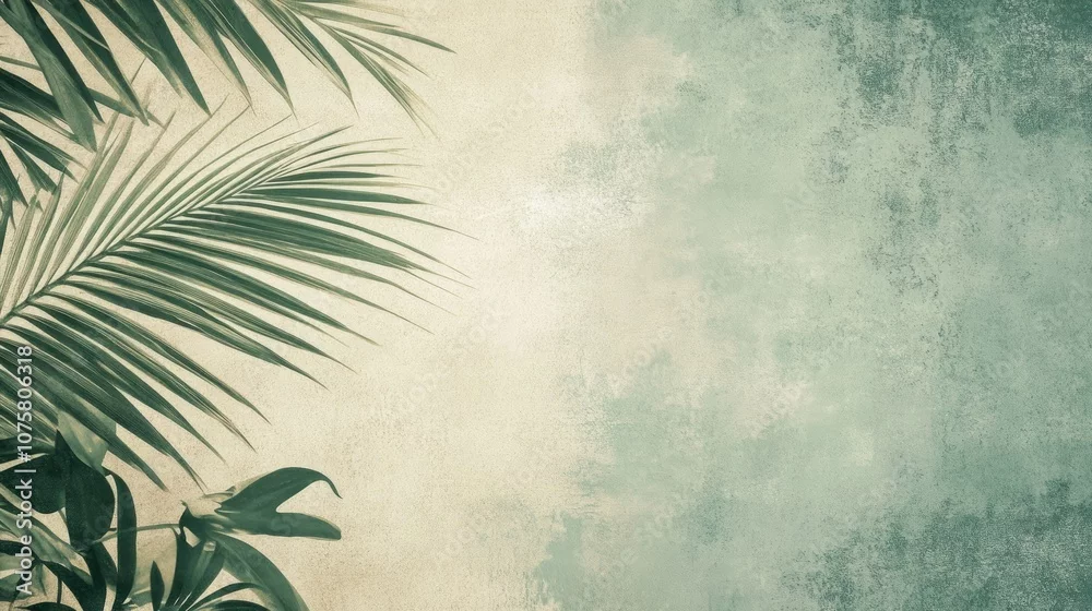Fototapeta Tropical Serenity: Nature\'s Elegance