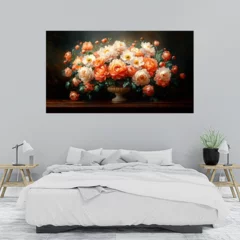 Obraz na płótnie w sypialni