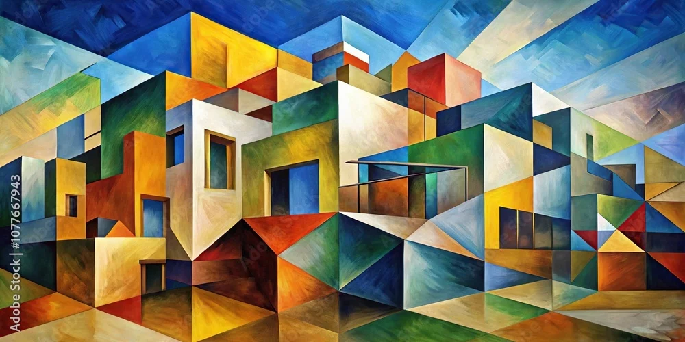 Obraz Kolorowa Symfonia Geometrii