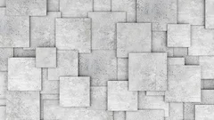 Fototapeta Nowoczesna Mozaika Betonowa: Geometryczna Elegancja