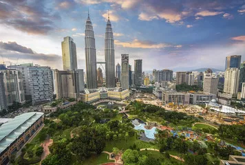 Fototapeta Panoramę miasta Kuala Lumpur, Malezja.