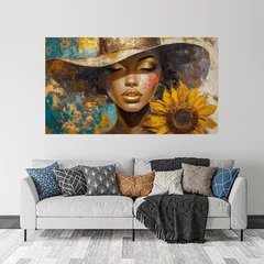 Obraz na płótnie w salonie