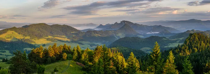 Fototapeta Landscape in Pieniny panorama
