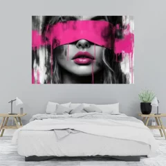 Obraz na płótnie w sypialni