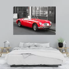 Obraz na płótnie w sypialni